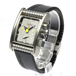 Alain Silberstein Boridor Chrono Date Silver Dial Automatic Men's Watch_805712